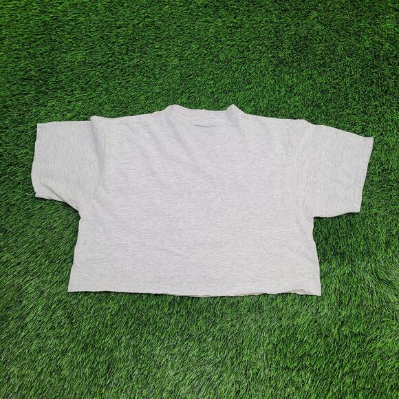 Vintage 80s Snoopy Crop-Top Shirt Womens Large 21x17 Peanuts - Picture 5 of 13